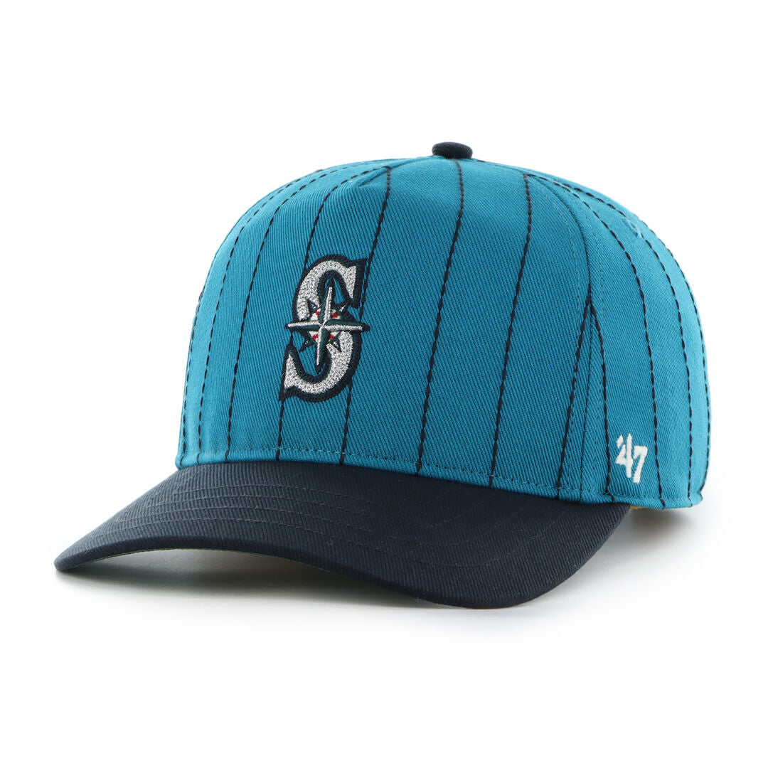Seattle Mariners Rawlings '47 Brand Pinstripe Hitch Hat - Rawlings