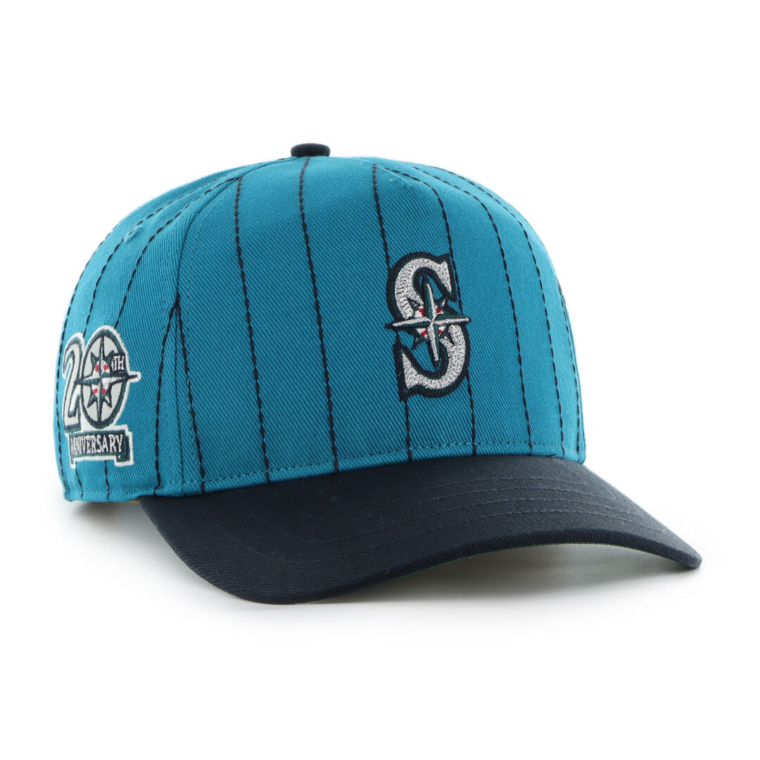 Seattle Mariners Rawlings '47 Brand Pinstripe Hitch Hat - Rawlings