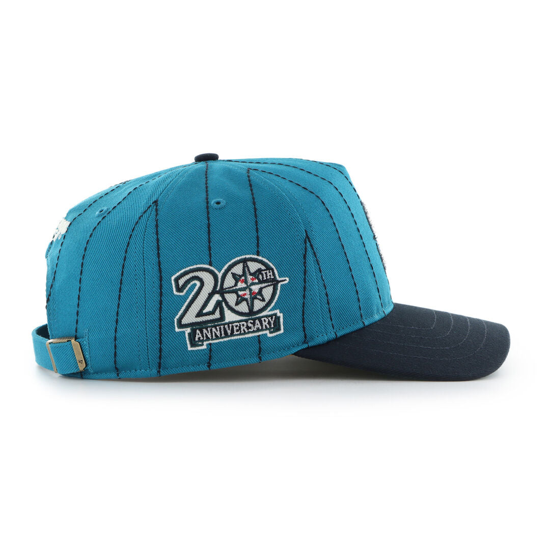 Seattle Mariners Rawlings '47 Brand Pinstripe Hitch Hat - Rawlings
