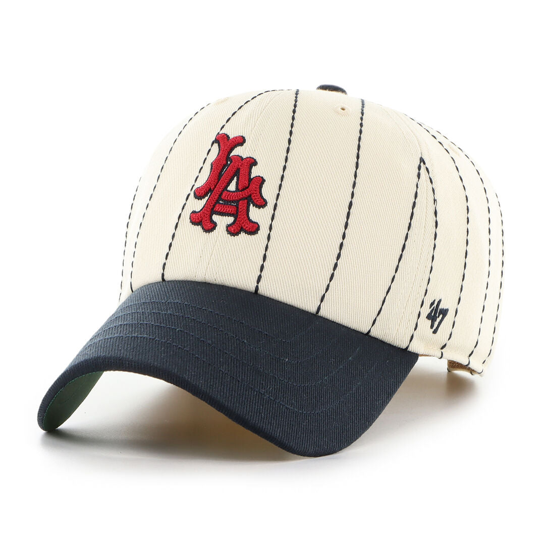 Los Angeles Angels Rawlings '47 Brand Pinstripe Clean Up Hat - Rawlings