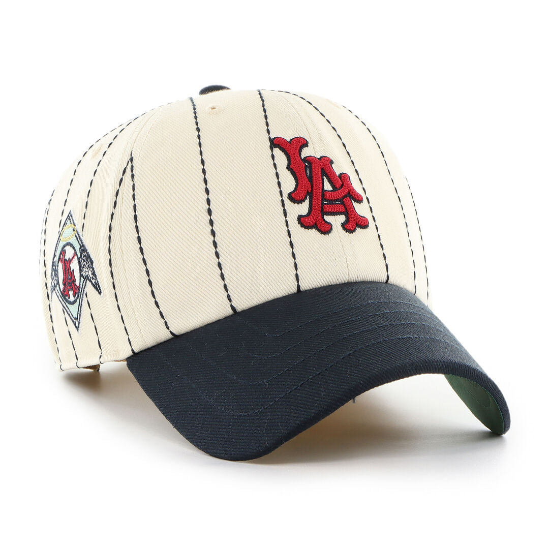 Los Angeles Angels Rawlings '47 Brand Pinstripe Clean Up Hat - Rawlings