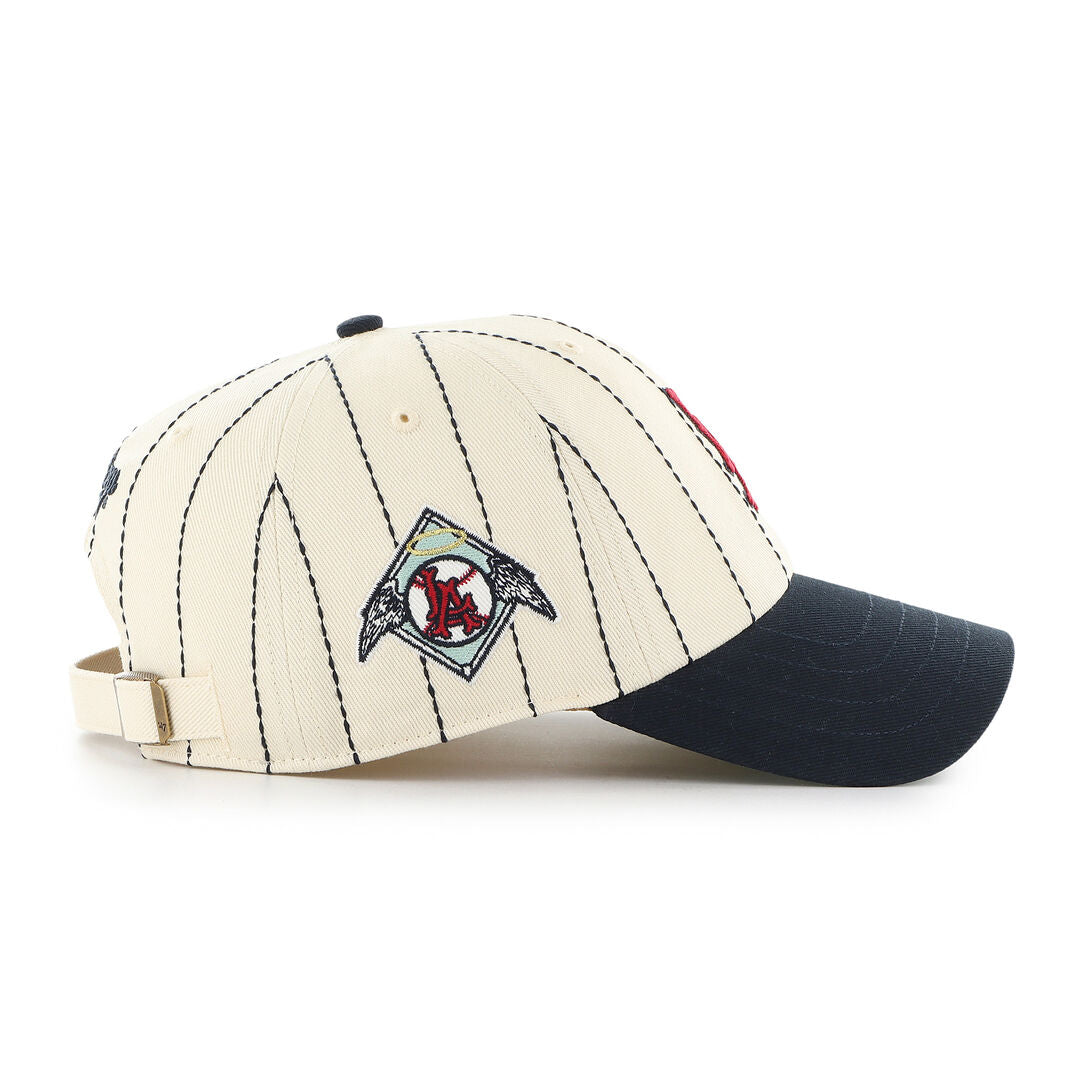 Los Angeles Angels Rawlings '47 Brand Pinstripe Clean Up Hat - Rawlings