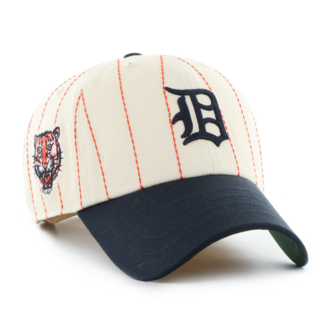 Detroit Tigers Rawlings '47 Brand Pinstripe Clean Up Hat - Rawlings