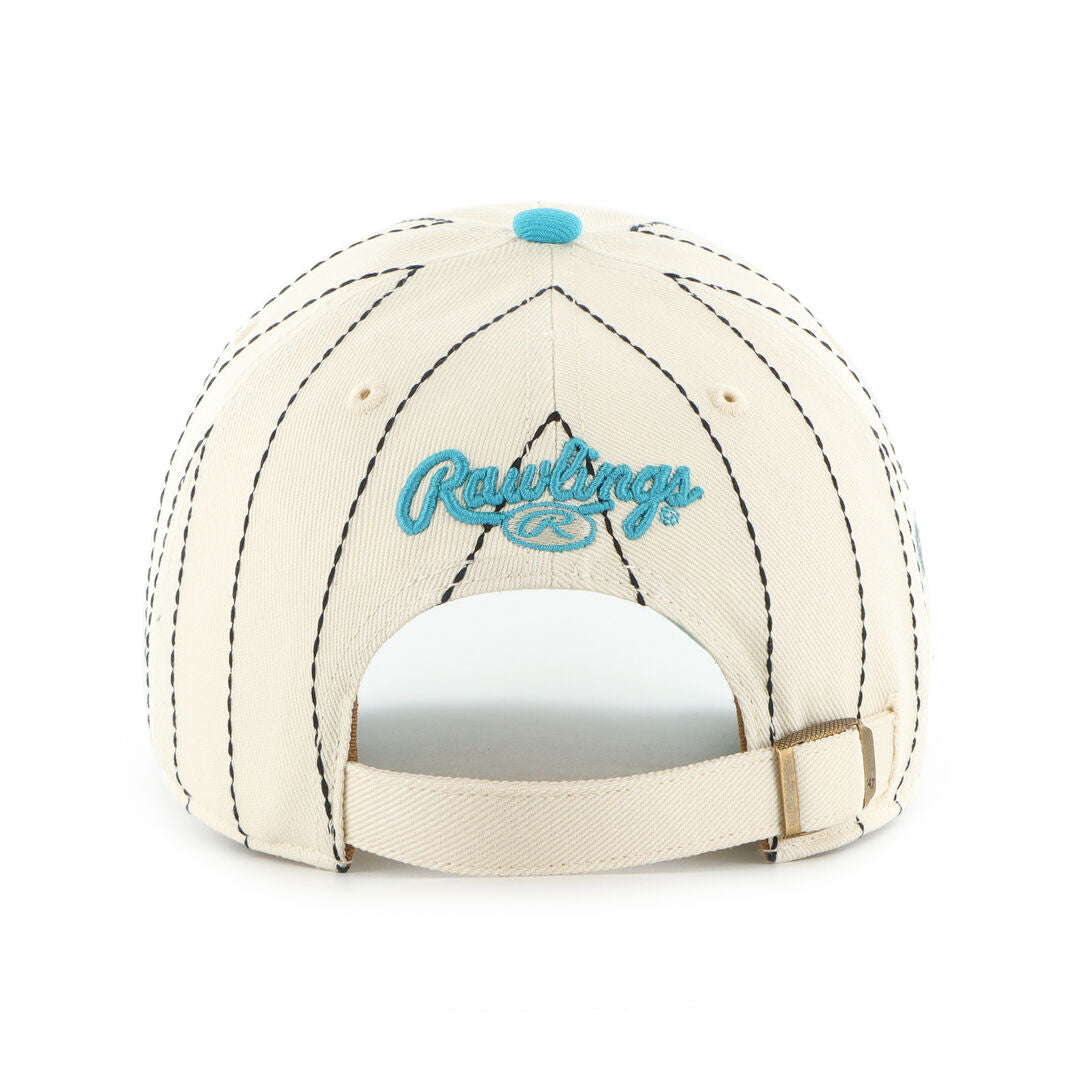 Miami Marlins Rawlings '47 Brand Pinstripe Clean Up Hat - Rawlings