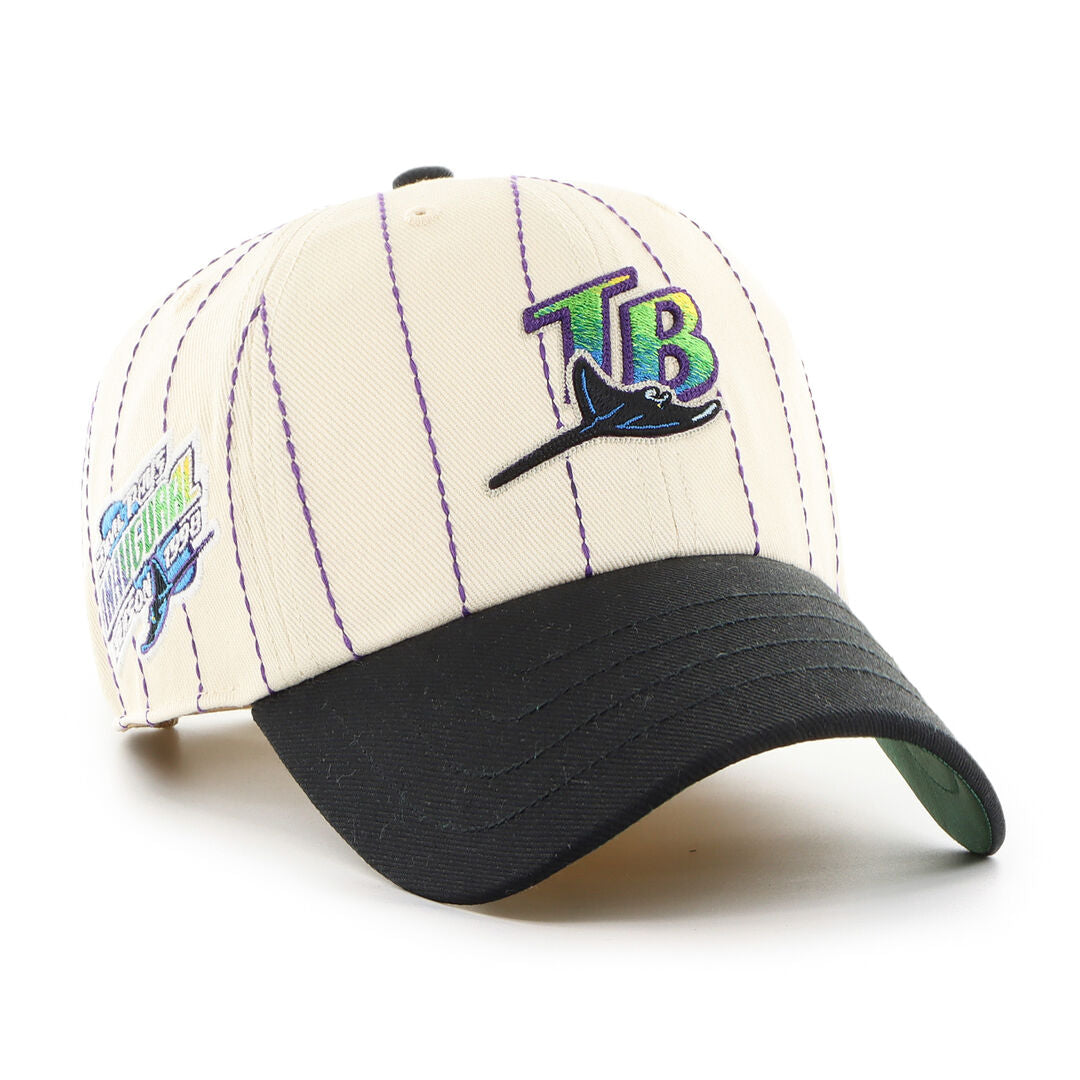 Tampa Bay Rays Rawlings '47 Brand Pinstripe Clean Up Hat - Rawlings