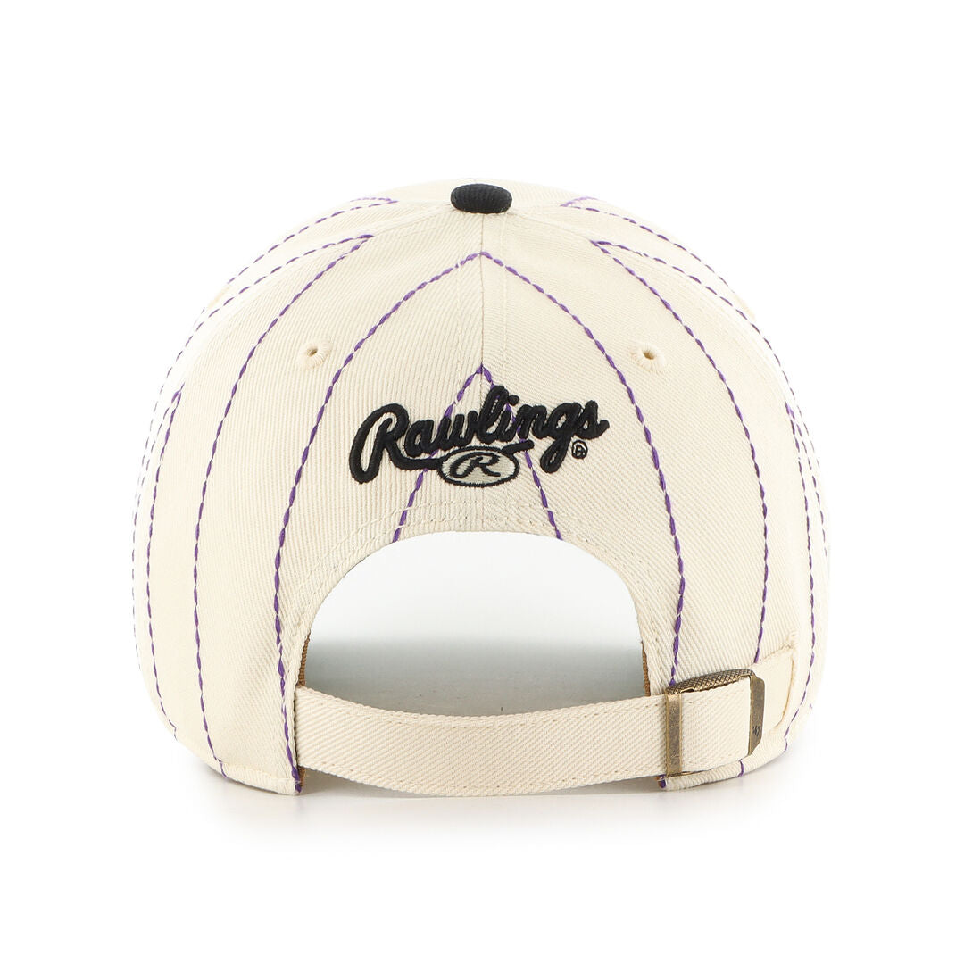 Tampa Bay Rays Rawlings '47 Brand Pinstripe Clean Up Hat - Rawlings