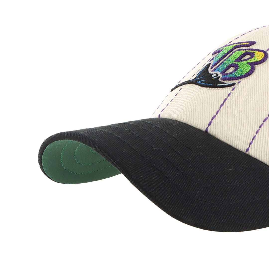 Tampa Bay Rays Rawlings '47 Brand Pinstripe Clean Up Hat - Rawlings