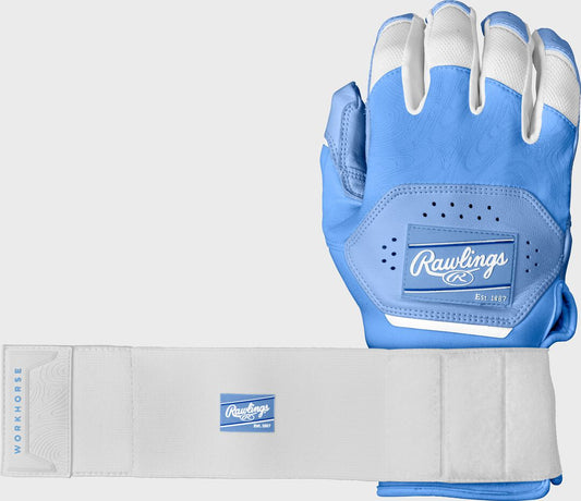 Rawlings Workhorse Compression Strap Batting Gloves Adult & Youth Sizes - Rawlings