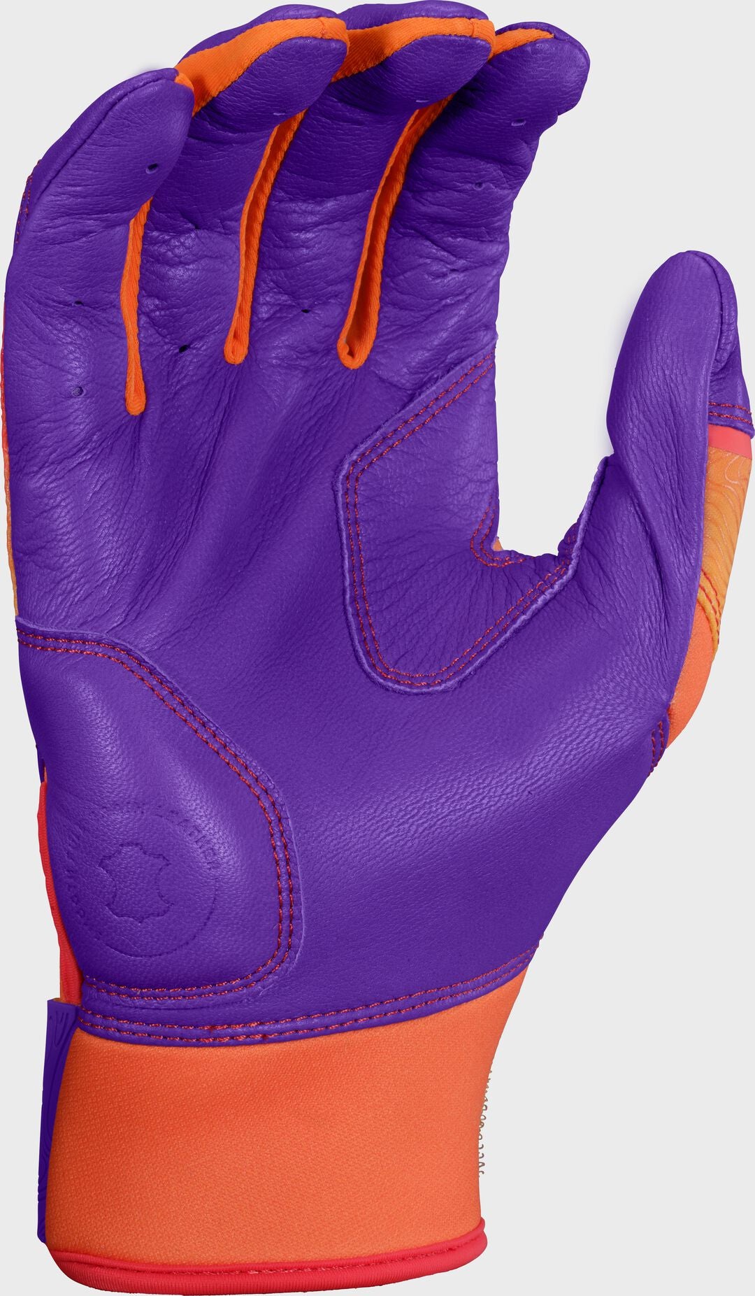 Rawlings Workhorse Purple/Orange Youth Fun Burst Batting Gloves - Rawlings