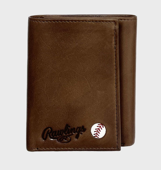 Play Ball Tri-Fold Wallet - Rawlings