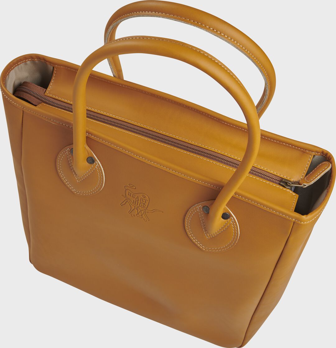 Heart of the Hide Tan Large Tote Bag - Rawlings