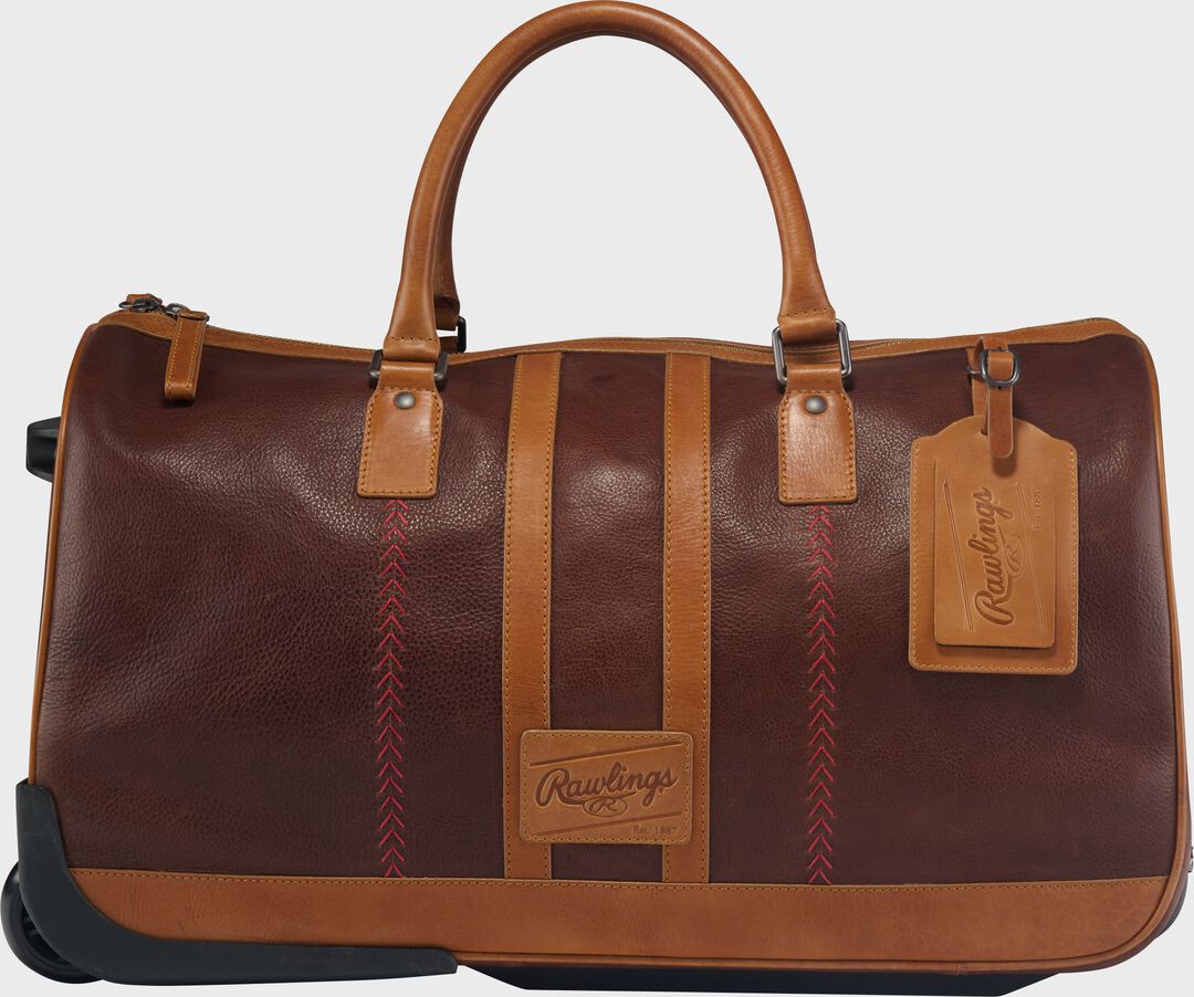 Rawlings Heritage Wheeled Duffle Bag Brown - Rawlings