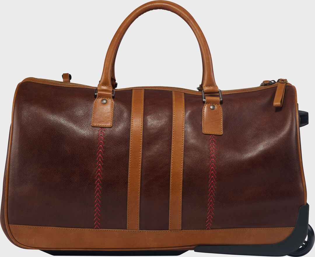 Rawlings Heritage Wheeled Duffle Bag Brown - Rawlings