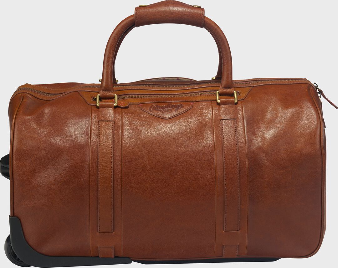 Rawlings Home Run Wheeled Duffle Bag Tan - Rawlings