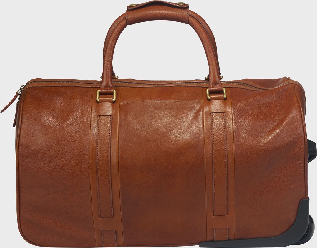 Rawlings Home Run Wheeled Duffle Bag Tan - Rawlings