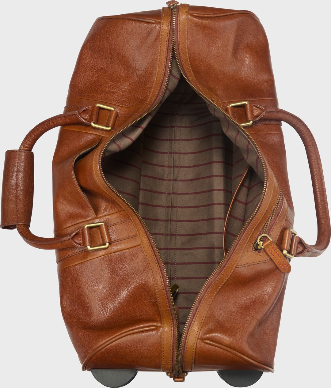 Rawlings Home Run Wheeled Duffle Bag Tan - Rawlings