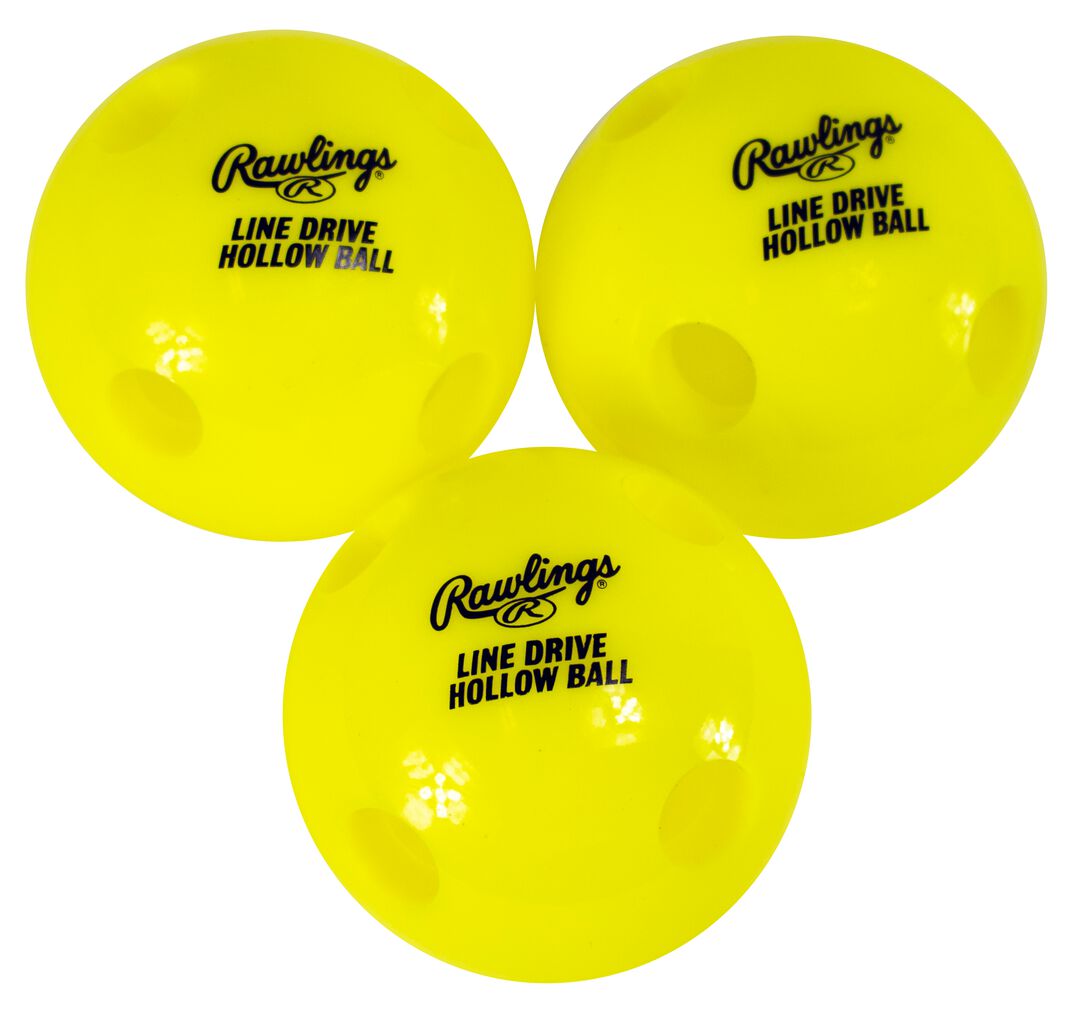 Line-Drive Hollow Ball (3 Pack) - Rawlings