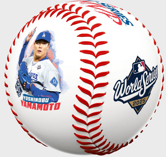 2025 Yoshinobu Yamamoto World Series MVP Replica Baseball 1 Ball - Rawlings