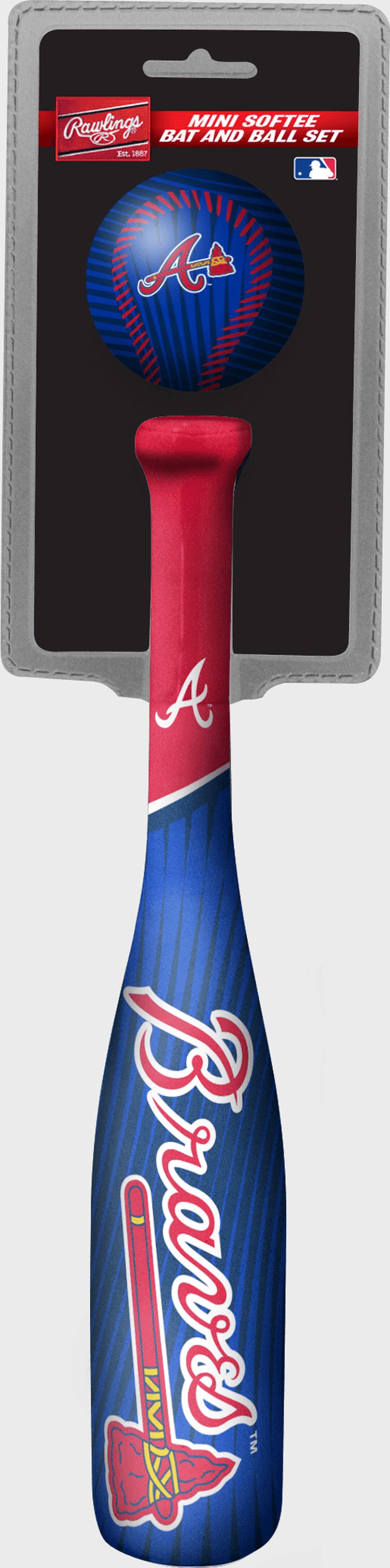 MLB Mini Slugger Softee Bat & Ball Set All 30 Teams - Rawlings