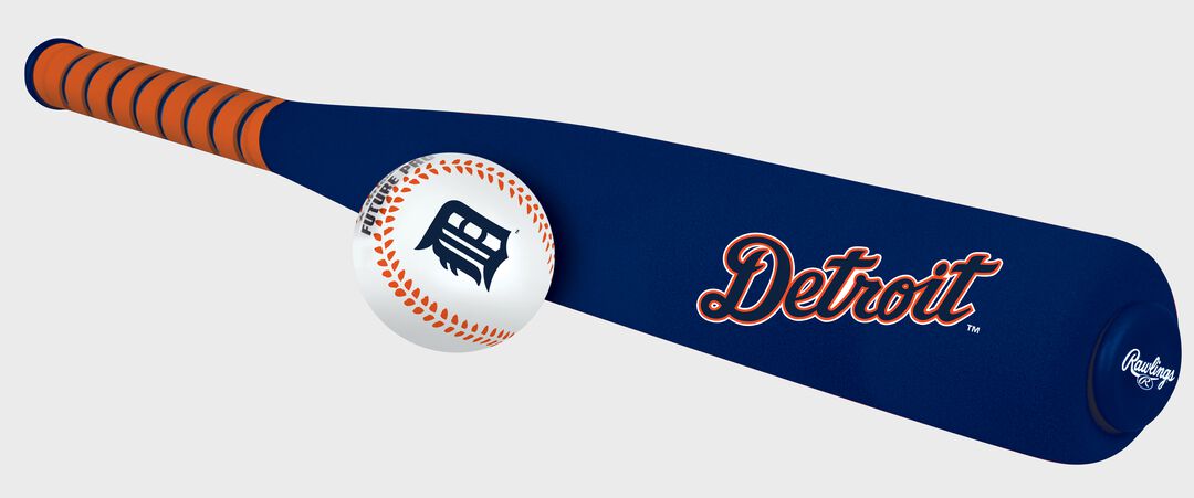 MLB Foam Bat & Ball Set All 30 Teams - Rawlings