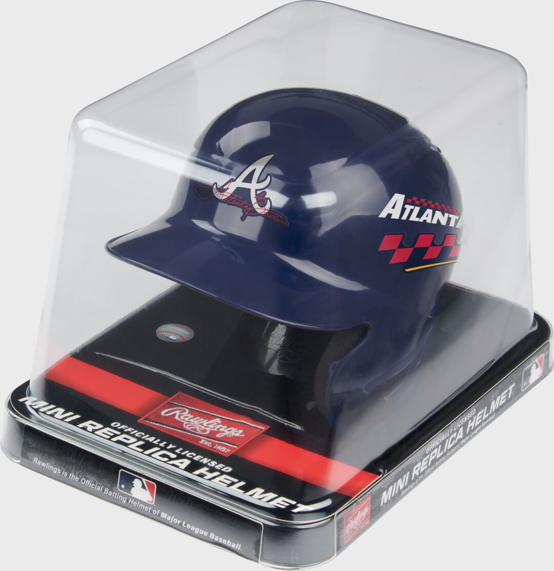 MLB Atlanta Braves Speedway Classic Mini Replica Helmet - Rawlings