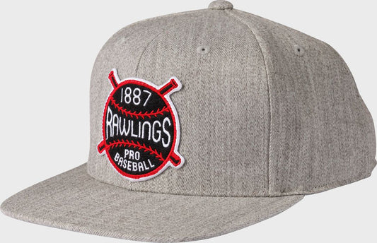 Rawlings Vintage Flat Bill Snapback Hat - Rawlings
