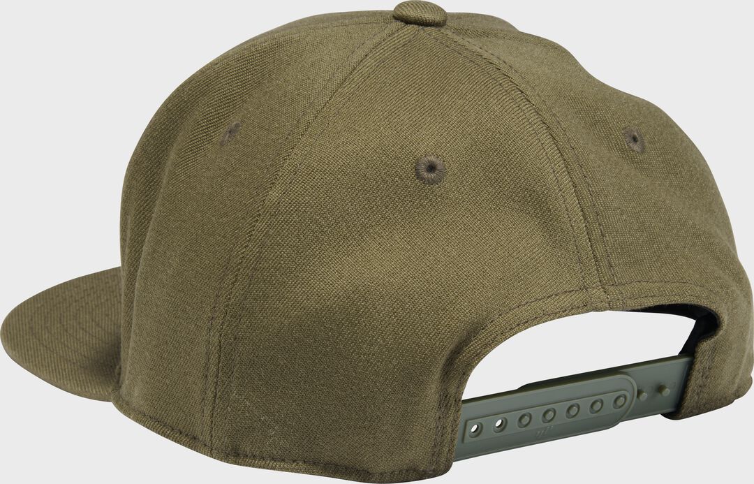 Rawlings Buck Green Vintage Flat Bill Snapback Hat - Rawlings