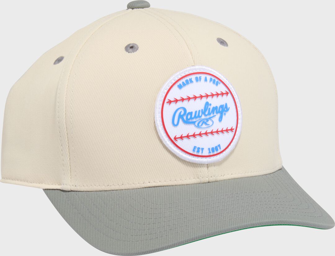 Rawlings Gray Baseball Logo Hat - Rawlings