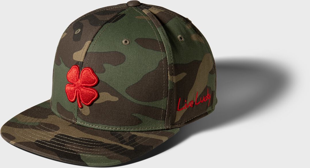 Rawlings Black Clover Game Day Camo Fitted Hat - Rawlings