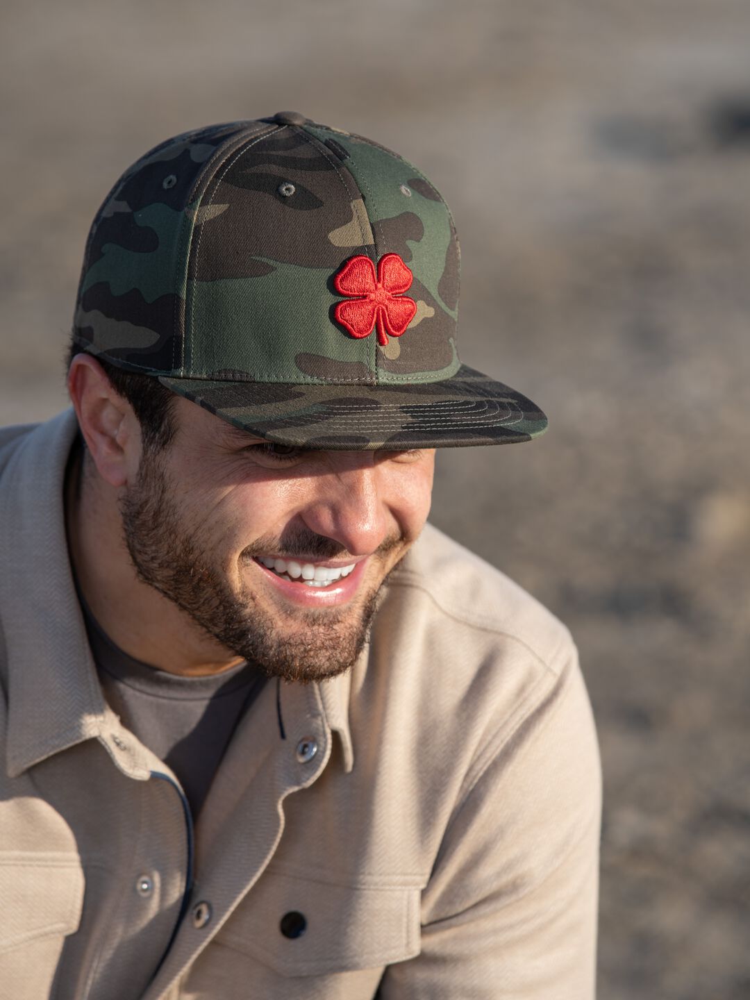 Rawlings Black Clover Game Day Camo Fitted Hat - Rawlings